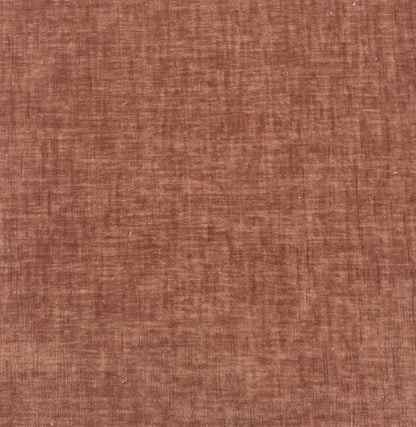 60” H Queen Headboard in Petal Pink Woven Fabric - White Trim