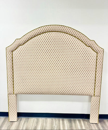 65” H Queen Headboard in Orchid Jacquard / Chenille Fabric