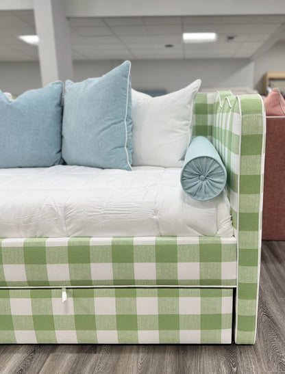 Scalloped Twin Trundle Daybed.