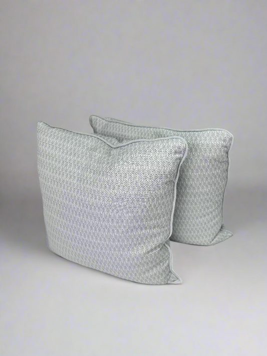 Gray Patterned Pillows