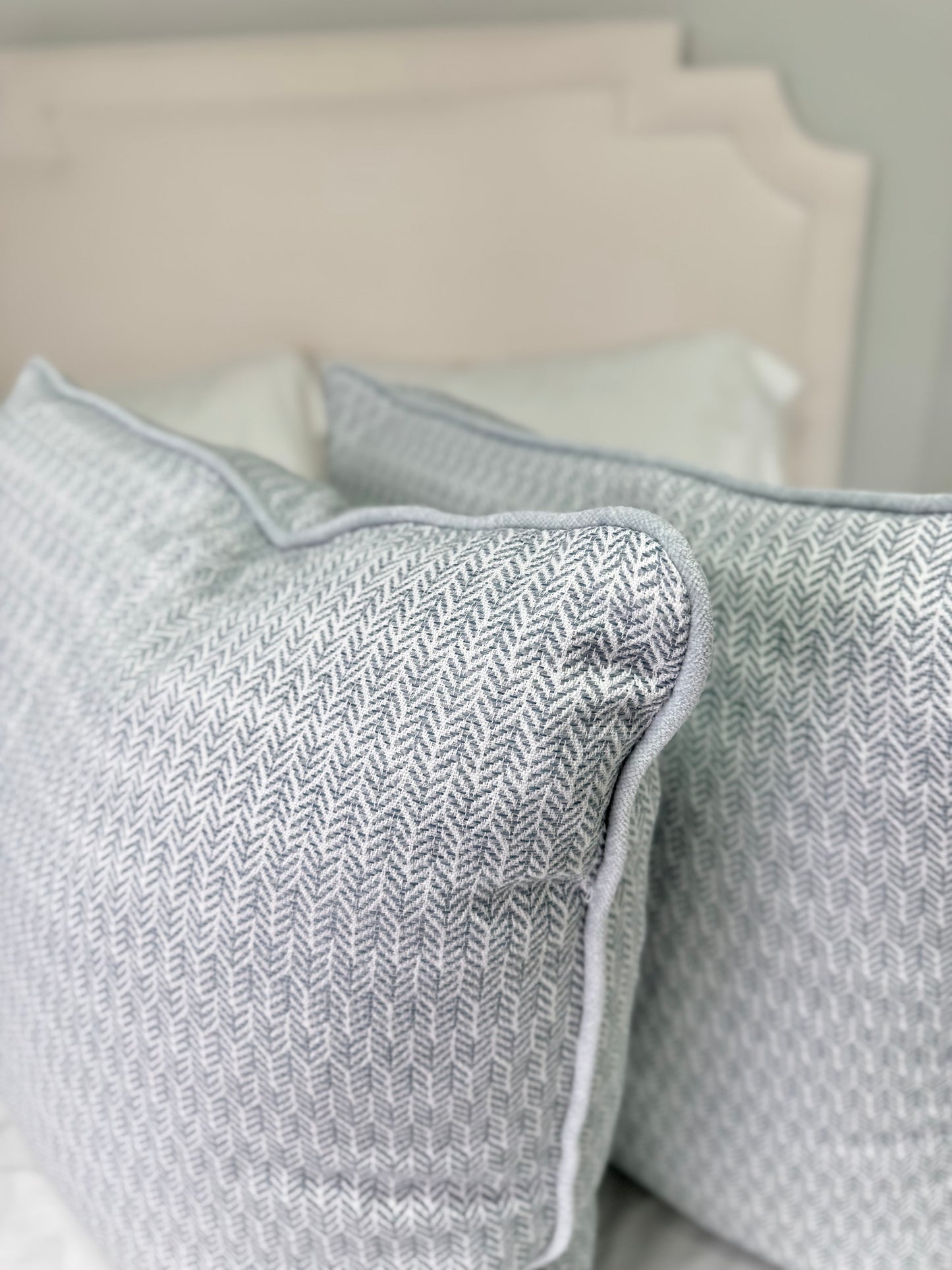 Gray Patterned Pillows