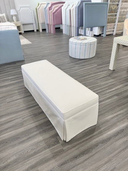 Custom Skirted Bench