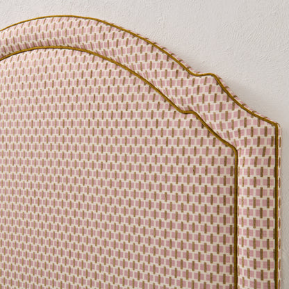 65” H Queen Headboard in Orchid Jacquard / Chenille Fabric