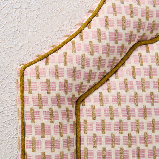 65” H Queen Headboard in Orchid Jacquard / Chenille Fabric
