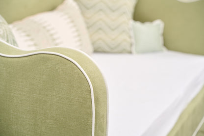 Scalloped Twin Trundle Daybed.