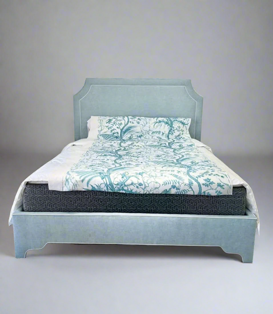 King platform bed.