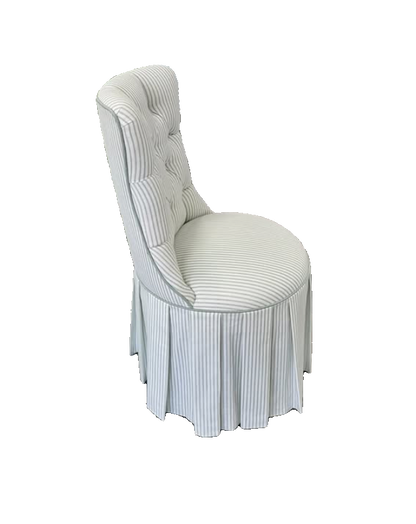 Custom Skirted Vanity Chair / Stool