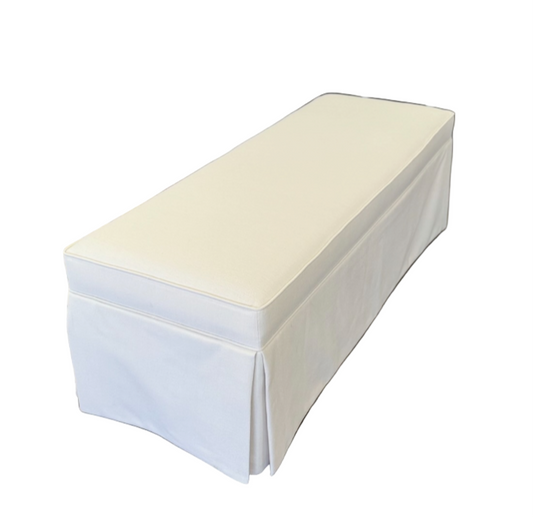 Custom Skirted Bench