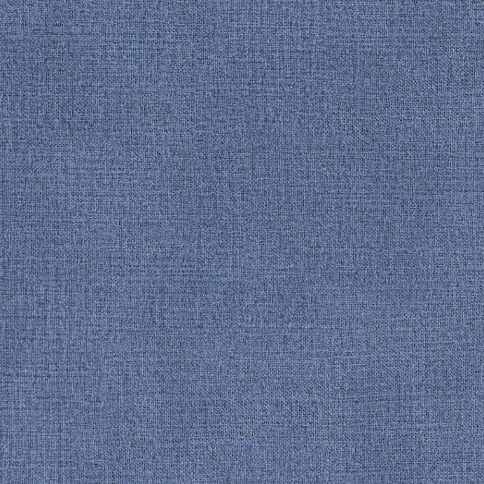 The Martha King Headboard - Performance Velvet Fabric in Navy - White Trim