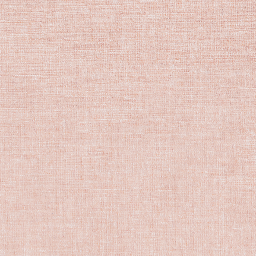The Addison Queen Headboard -  Petal Pink Fabric - White Trim