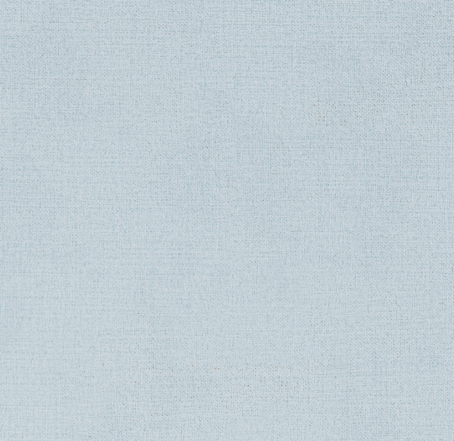 The Addison King Headboard - Sky Blue Woven Fabric - Ocean Blue Trim