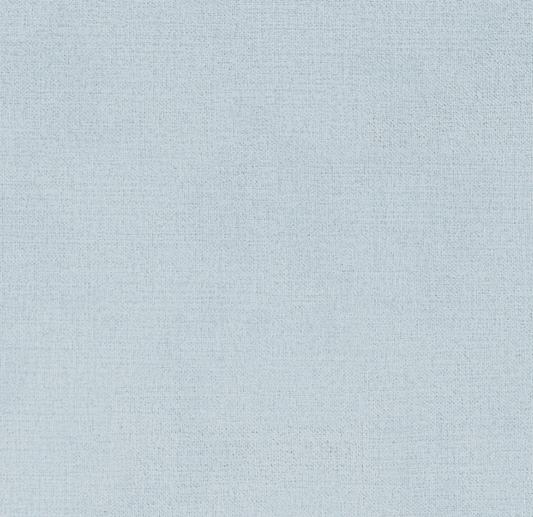 The Addison King Headboard - Sky Blue Woven Fabric - Ocean Blue Trim
