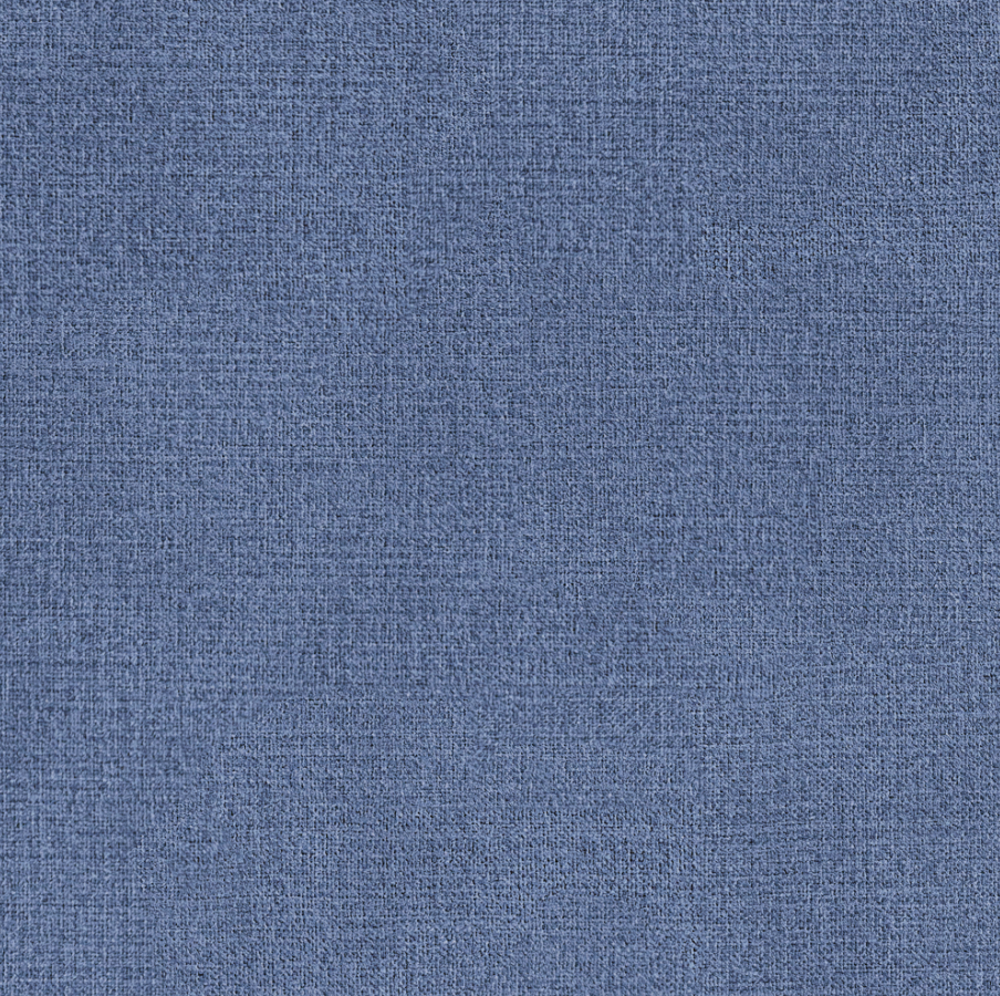 The Addison Queen Headboard - Navy Woven Fabric - White Trim