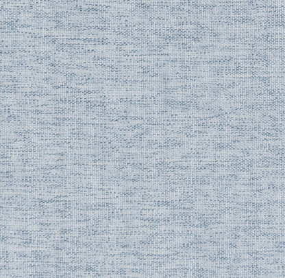 The Addison Queen Bed - Crypton Blue Linen Look Fabric - White Trim