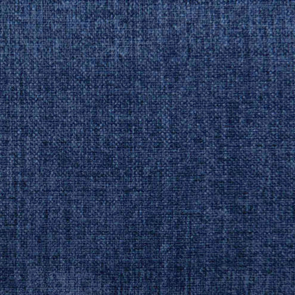 65"H King Bed  - Navy Blue Woven Fabric