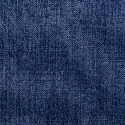 60" H Full Headboard in Navy Woven - White Trim