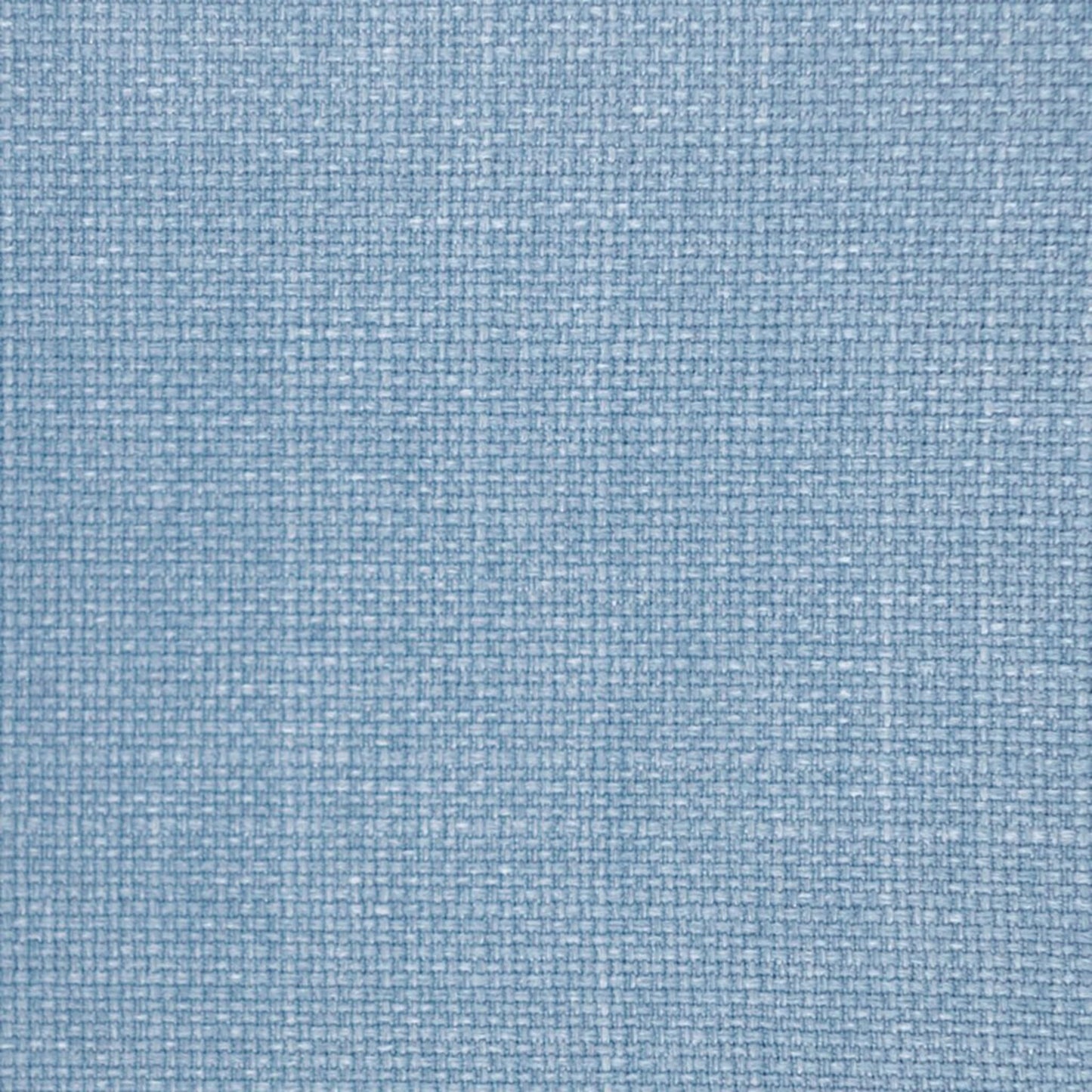 60" H Full Headboard in Blue Linen - Green Trim