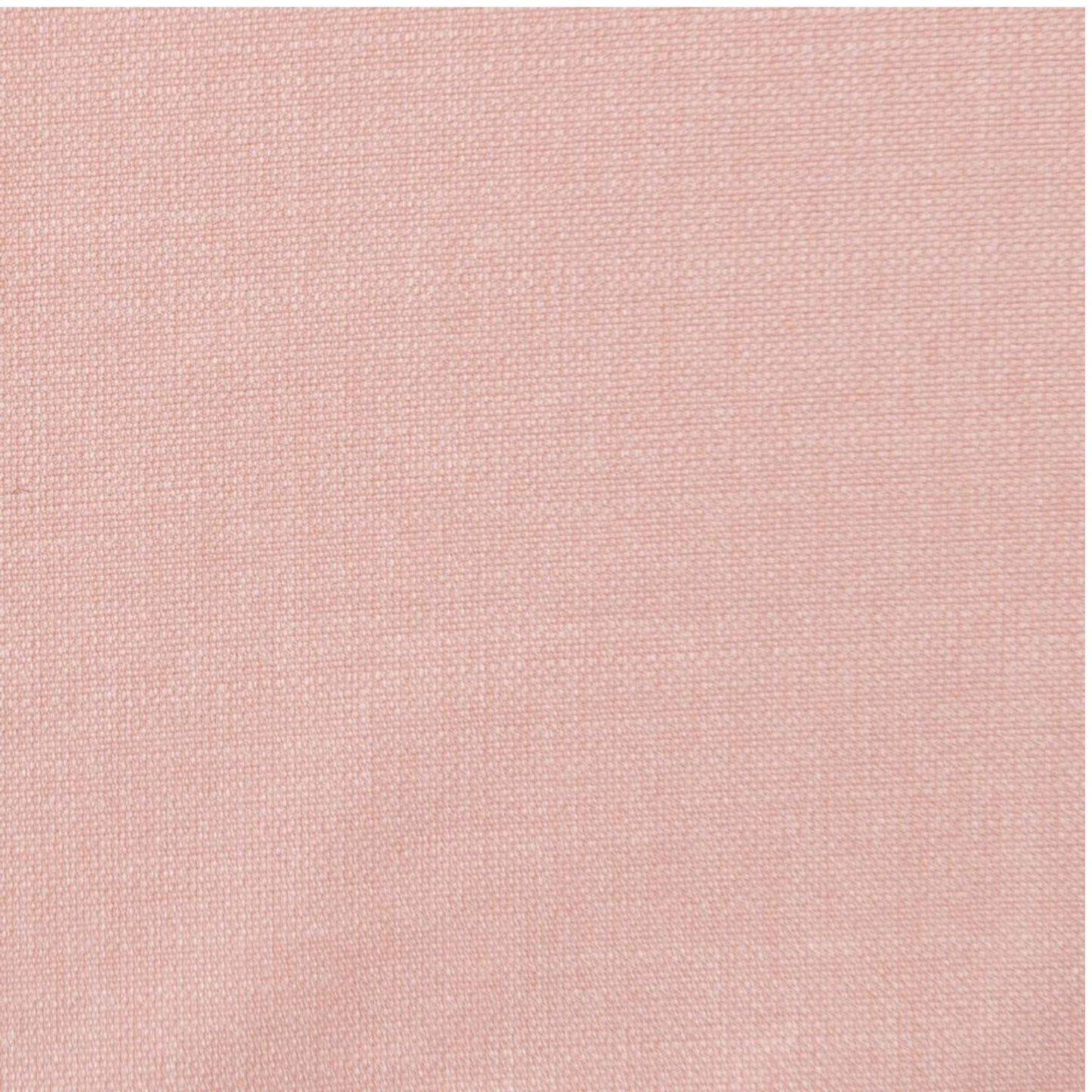 60”H Twin Scalloped Platform Bed in our Blush Pink Linen - White Trim