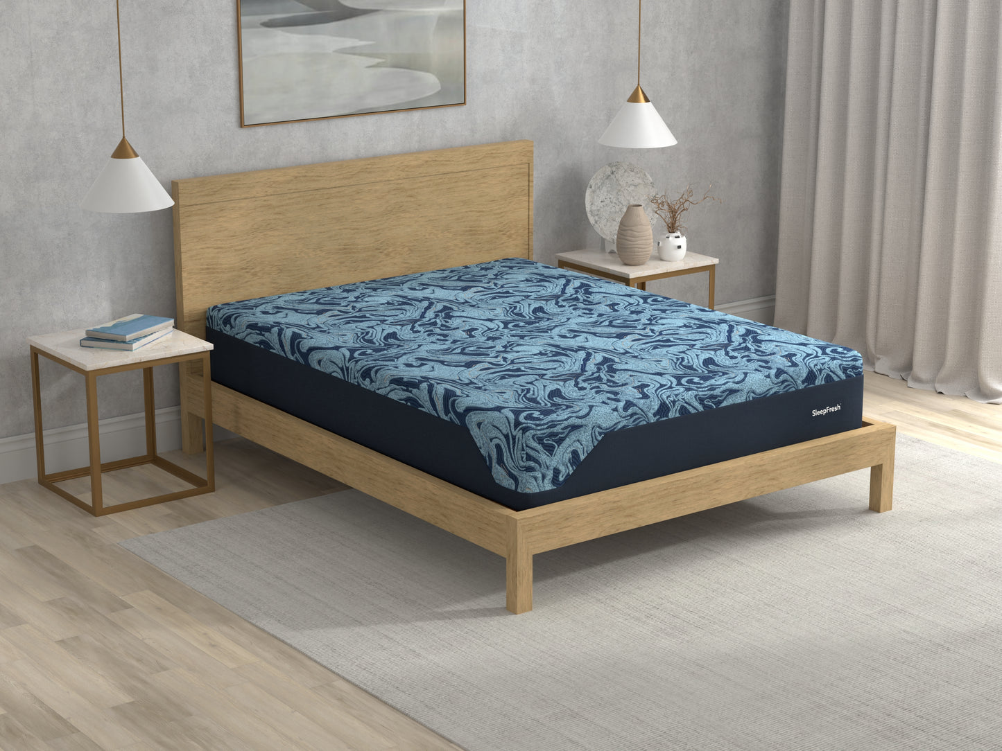 12" Cyprus Foam Plush Bed 'N' Box