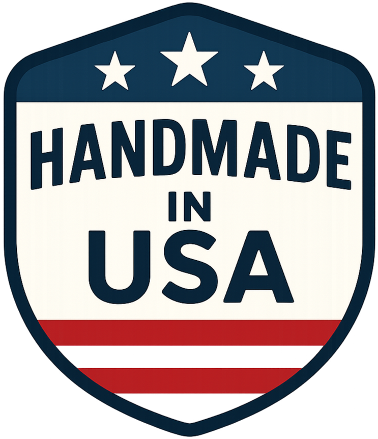 make a png icon  of handmade in USA 