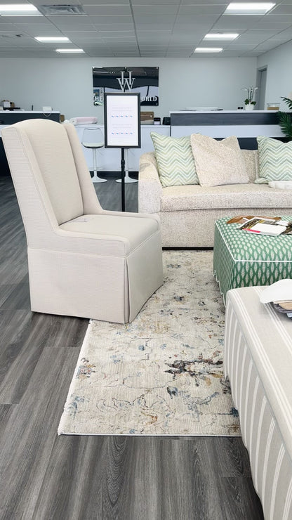 Custom Channeled Sofa